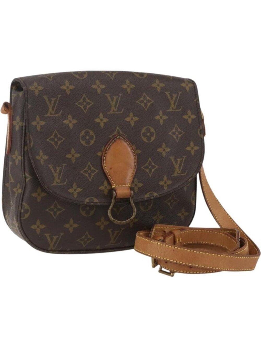 LOUIS VUITTON Monogram Saint Cloud GM Shoulder Bag M51242